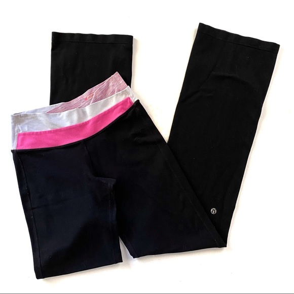 lululemon athletica Pants - Lululemon Athletica Black Workout Bootcut Pants